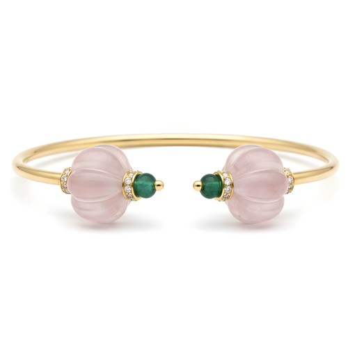 Bracelet quartz rose - bracelet, en