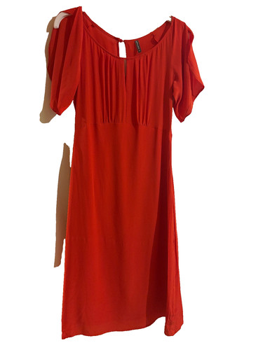 Naf robe rouge soie - naf,
