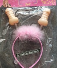 enterrement vie de jeune fille , 1 serre-tête pénis , farces bandeau zizi