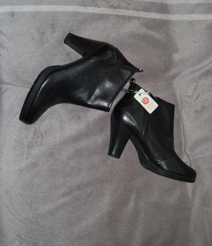 Boots bottines esprit cuir - bottines,