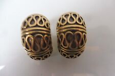 Pierre Lang Clips D'Oreilles, Très Jolie Plus - Boucles Plaqué Or Et Décoré