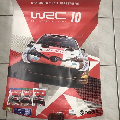 Plv poster publicitaire wrc - poster,