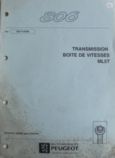 Manuel d'atelier  PEUGEOT 806