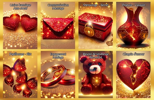 Oracle divinatoire cartes - ,