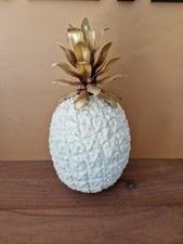 Michel Dartois Seau à glace glaçon Ananas Design en laiton et plastique 1970