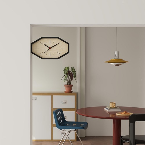 Horloge murale angle - murale, d'angle