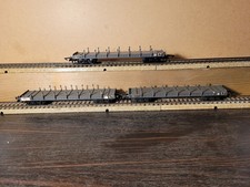 Lot De 3 WAGONS PLAT Long A RANCHERS 2 BOGIES SNCF JOUEF HO