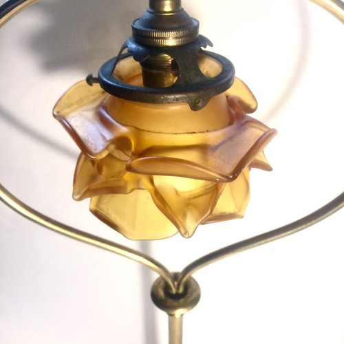 Lampe art nouveau tulipe - nouveau, pâte
