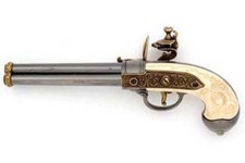 DECO REPLIQUE PISTOLET A SILEX