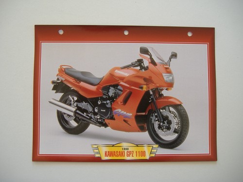 Fiche moto kawasaki gpz 1100 - fiche,