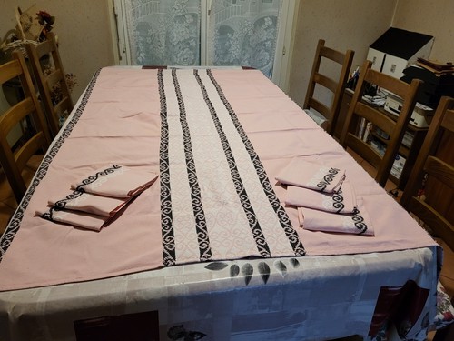 Nappe basque 6 serviettes - +,