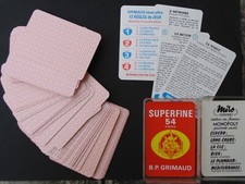 Jeu de carte publicitaire