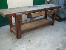ancien etabli d'ebeniste en parfait etat