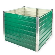 Potager surélevé en métal "Rosendaal" - couleur verte D47044