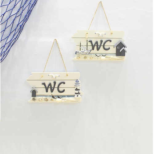 1pc style méditerranéen wc - ,