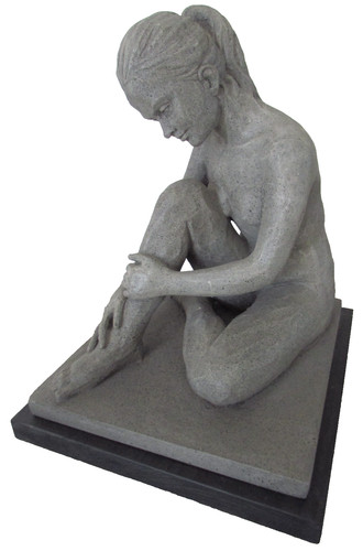 Sculpture résine patine - en,