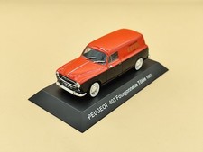1/43 Peugeot 403 Fourgonnette Tôlée Noir & Rouge 1962 Norev