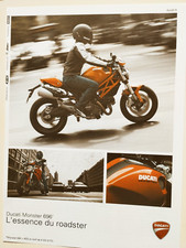 DUCATI vintage Print Ad !! " Mix Between Orange and Black Moto "