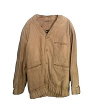 Manteau En Cuir Aspect Daim Serge Miko T50