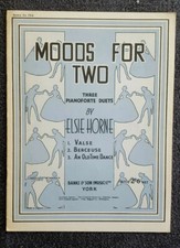 Humeurs pour deux 3 pianos duos Elisie Horne vintage Banks Edtion partition partition
