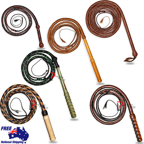 Stock fouet stockwhip cuir - , de
