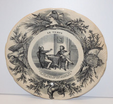 *ASSIETTE  XIXe HB CHOISY LE