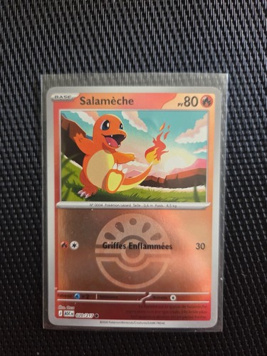 Carte pokémon salamèche - carte,