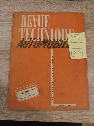 Revue technique mercedes 170 - mercedes, s