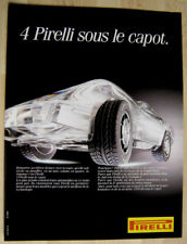 Publicité Papier - Pneu Pirelli De 1990