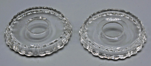 Anciennes bobeches verre - anciennes, en
