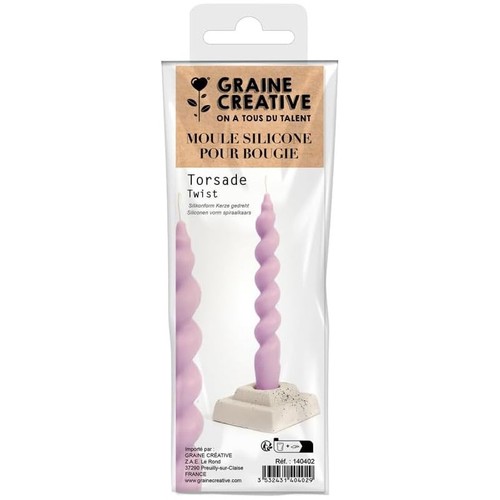 Moule silicone torsade - -,