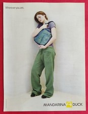 Publicité de presse: Bagagerie Sac MANDARINA DUCK 2004
