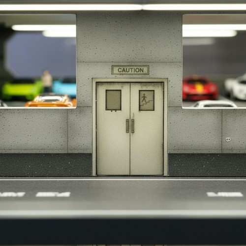 Garage miniature avec - garage,
