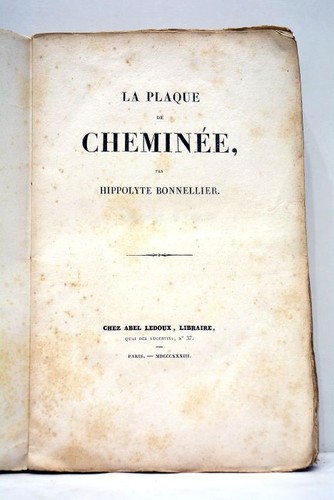 Livre ancien bonnellier - livre,