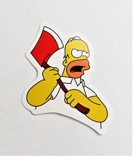 vianille - STICKER Autocollant Homer SIMPSON - 5,5 x 5,5 cm