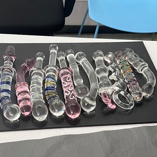 Cristal verre anal plug - cristal, butt