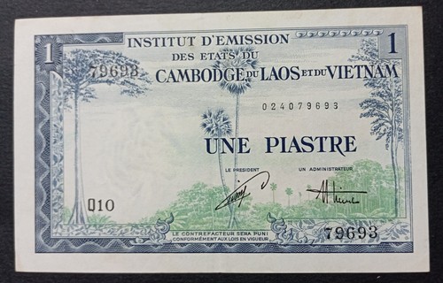 Indochine piastre 1954 - indochine, 1