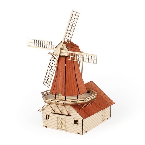 Kit maquette bois moulin à - moulin,