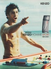 Publicité Papier - advertising paper - Kenzo Homme Sport de kenzo