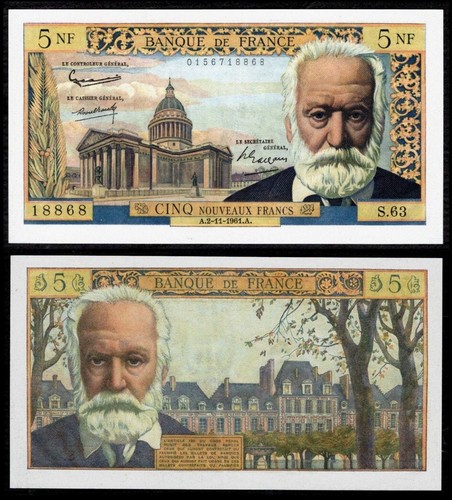 Billet france nf - nf, victor