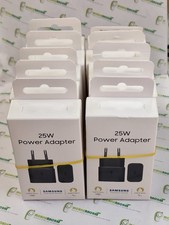 LOT 10 Chargeurs secteur rapide SAMSUNG 25W usb C REF : LOTSAMS25W