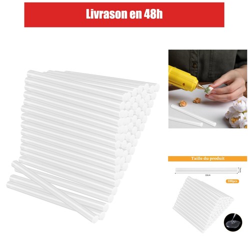 100 bâtons colle chaude - bâtons, de