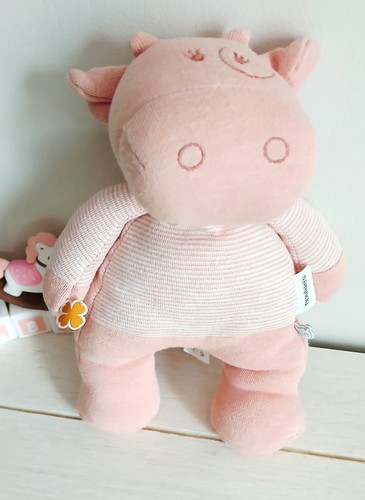 Noukie doudou peluche - peluche, vache