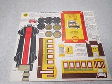 COLLECTION BOLIDES D AUTREFOIS SHELL BERRE 32A OMNIBUS PARISIEN PLANCHE A MONTER