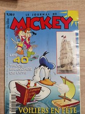 WALT DISNEY LE JOURNAL MICKEY VOILIERS EN FETE N°2457 (1A)