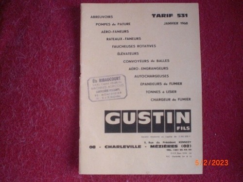 Ancien tarif des - ancien,