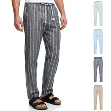 Pantalon en lin Indicode pour
