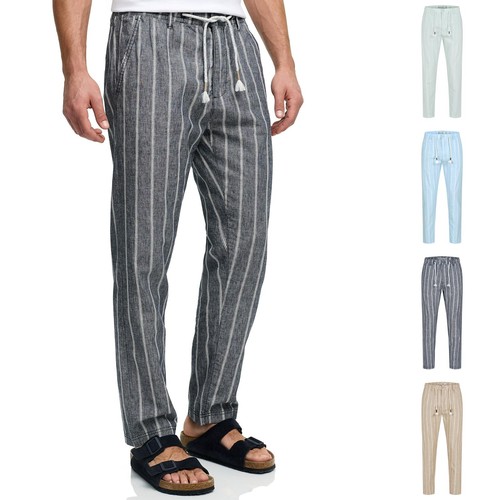 Pantalon lin indicode pour - pantalon,