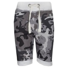 Enfants Garçons Polaire Camouflage Charbon Vêtements de Sport Casual Mode Short
