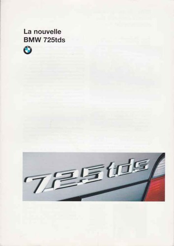 Catalogue brochure bmw serie - bmw, 7